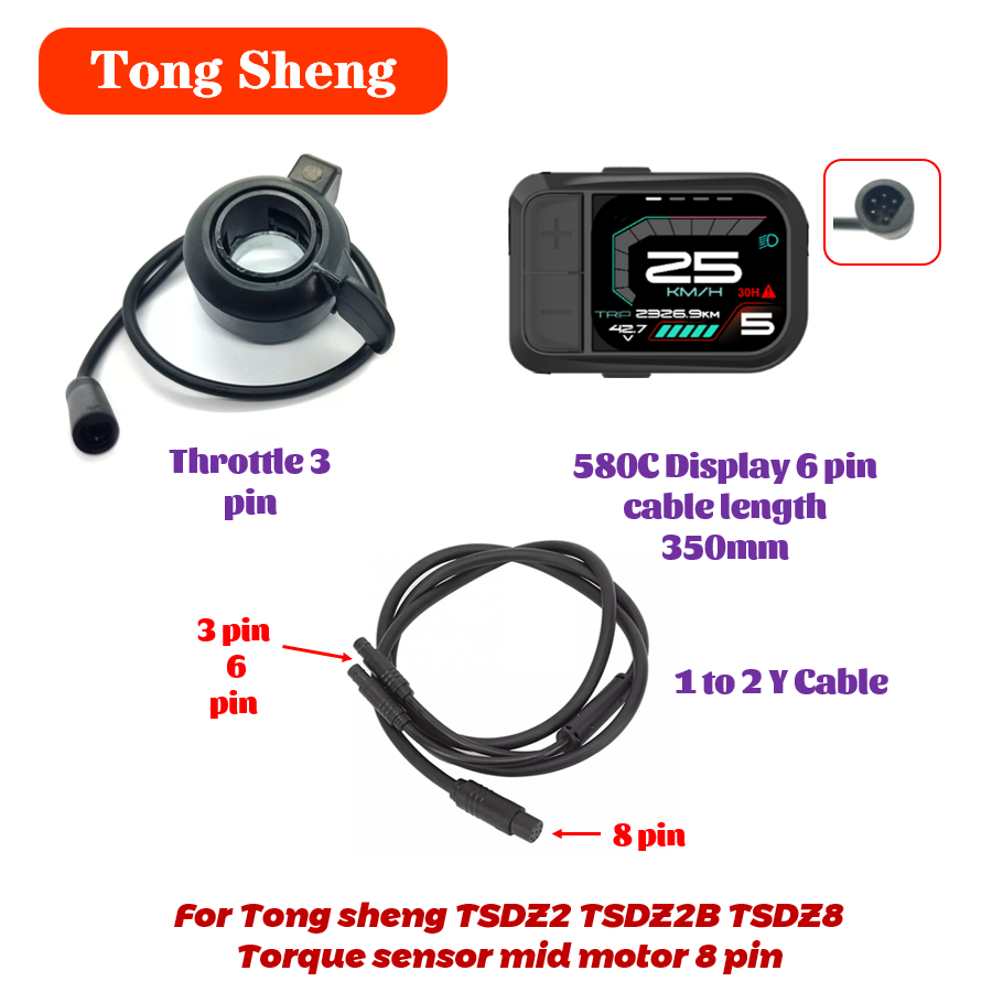 Tongsheng TSDZ2 TSDZ2B Throttl - Tongsheng Tsdz2B Mid Drive Motor recension och pris
