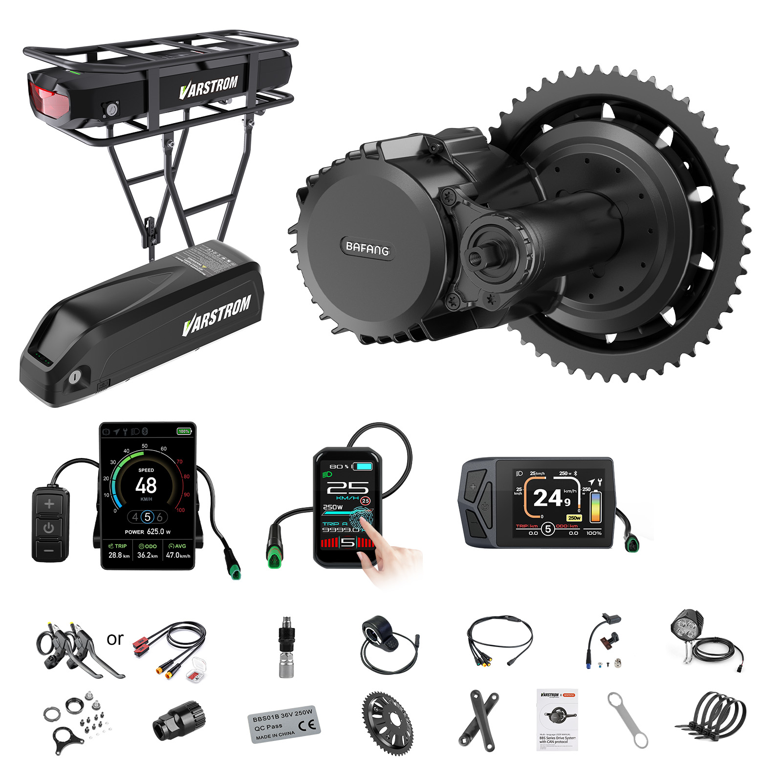 [US Shipping] Bafang Motor 750 - Mid Drive Motor Kit 52V 1000W recension och pris