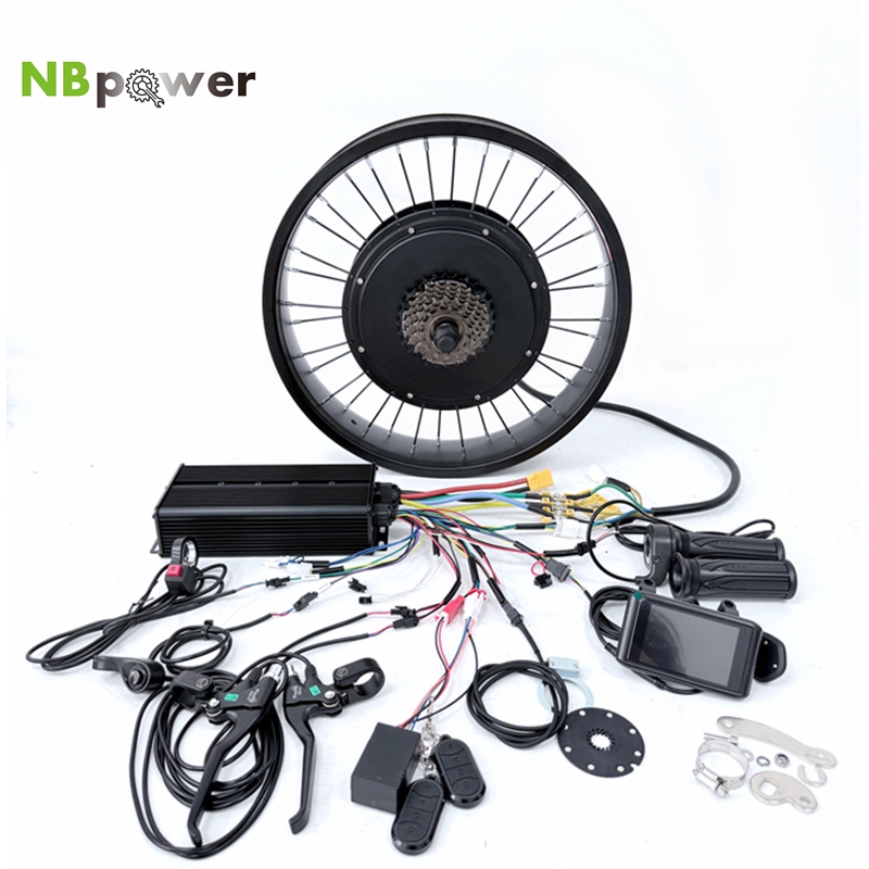 NBpower 170/190mm Dropout 48-7 - 72V 5000W Hub Motor Kit recension och pris